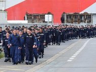 Российские моряки во Франции