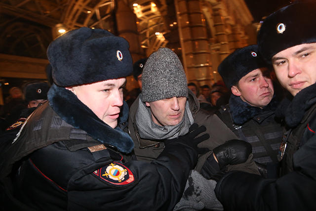 Задержание Алексея Навального 30 декабря 2014 года