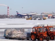 Взлетные полосы в Шереметьево