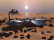 «Бигль-2» на поверхности Марса