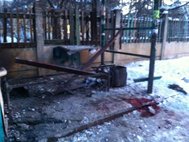 Место взрыва