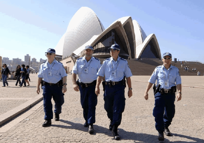 Австралийские полицейские