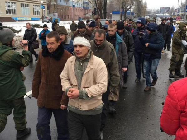 «Парад пленных» в Донецке