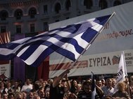 Победа партии СИРИЗА в Греции