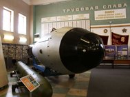 Царь-бомба в музее ядерного центра в Сарове