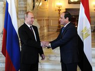Владимир Путин и Абдул Фаттах ас-Сиси
