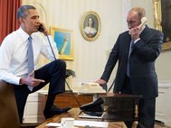 Телефонный разговор Барака Обамы и Владимира Путина