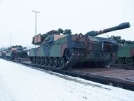Американские танки на платформах