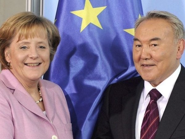 Ангела Меркель и Нурсултан Назарбаев