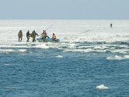 Рыбаки на Сахалине