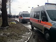 На месте взрыва в центре Харькова