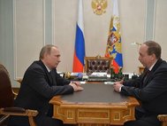 Рабочая встреча Владимира Путина с Александром Левинталем