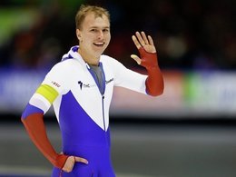 Конькобежец Павел Кулижников