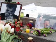 На месте убийства Немцова