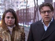 Полина Степанова и адвокат Александр Карабанов