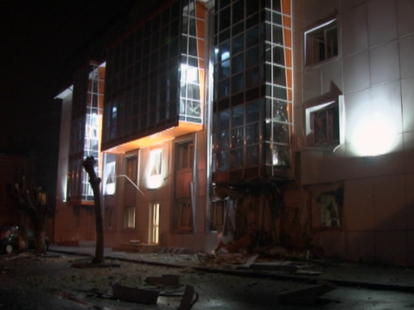 Взорванный офис «Самопомощи» в Одессе