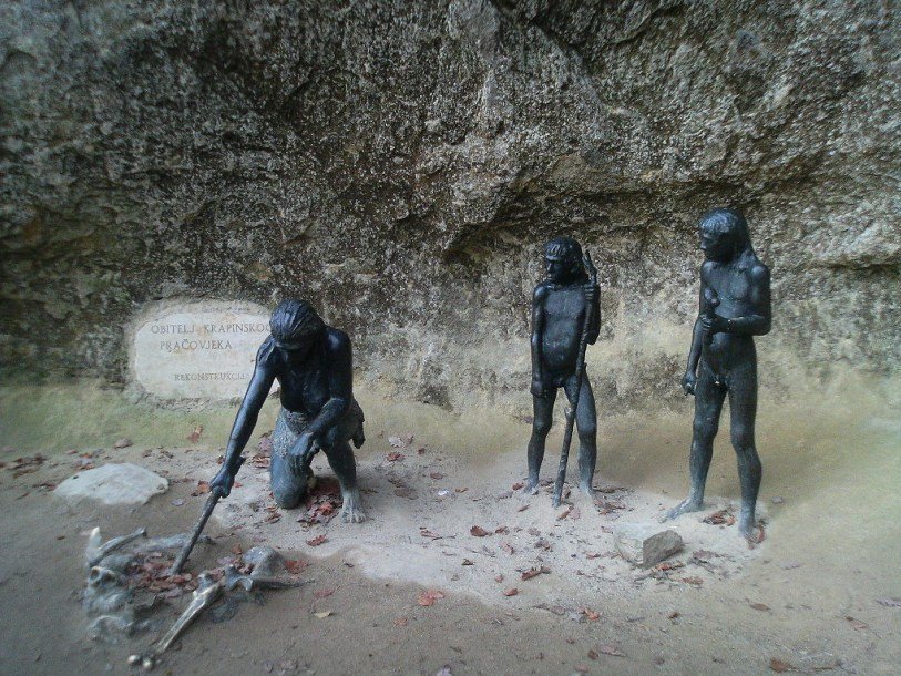 Реконструкция облика неандертальцев в пещере горы Хушняково