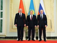 Президенты Белоруссии, Казахстана и России