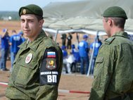 Служащие военной полиции ВС РФ