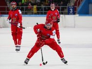 Капитан сборной России Сергей Ломанов