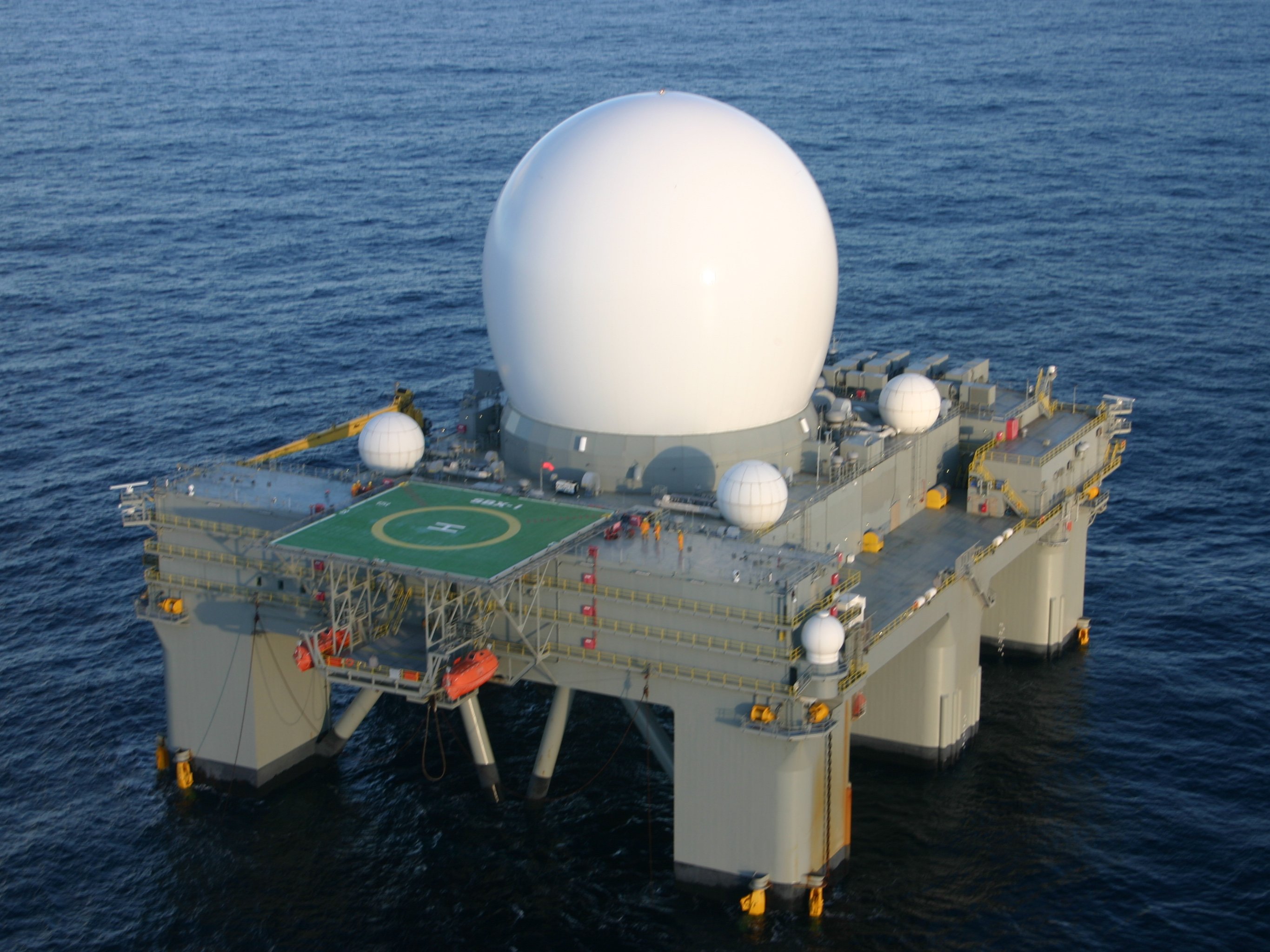 Американская система про. РЛС SBX-1. РЛС морского базирования SBX-1. Sea-based x-Band Radar (SBX). SBX-1.