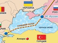 «Турецкий поток» карта