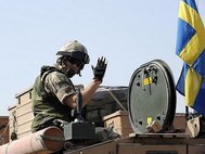 Военнослужащий армии Швеции