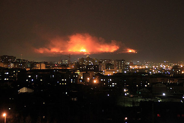 Пожары в Забайкалье