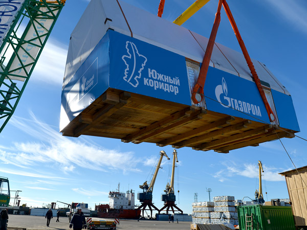 Перевозка оборудования «Газпрома»