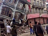 Последствия землетрясения в Катманду