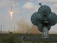 Старт ракеты-носителя «Союз-2.1а» с космическим грузовиком «Прогресс-М27М»
