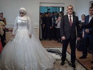 Бракосочетание Нажуда Гучигова и Луизы Гойлабиевой