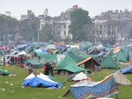 Палаточный лагерь в Непале