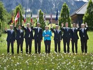 Лидеры стран G7 на саммите в Баварии