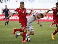 Товарищеский матч между сборными России и Белоруссии