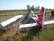 Крушение легкомоторного самолета