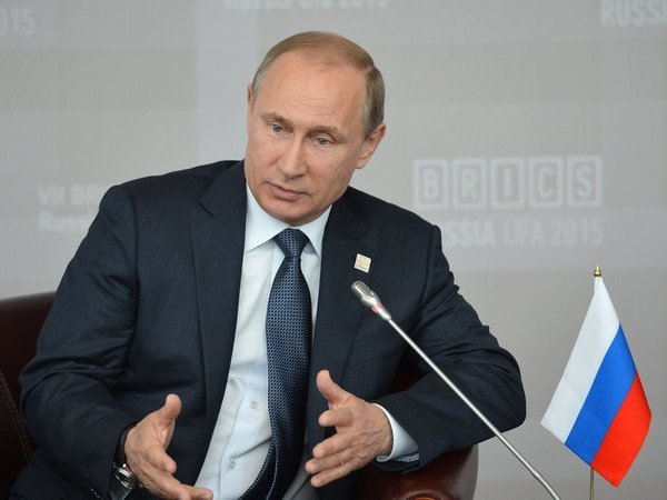 Владимир Путин на форуме БРИКС в Уфе