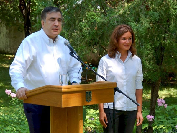 Михаил Саакашвили и Мария Гайдар