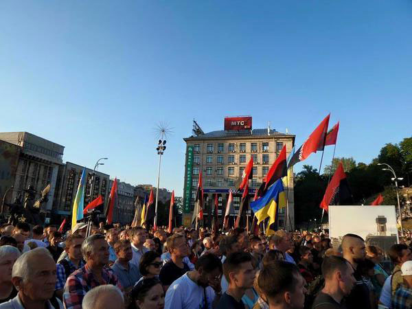 Вече «Правого сектора» в Киеве