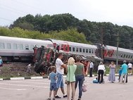 Под Белгородом четыре вагона пассажирского поезда сошли с рельсов