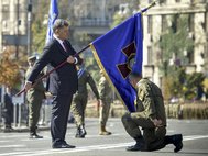 Петр Порошенко на Марше Независимости