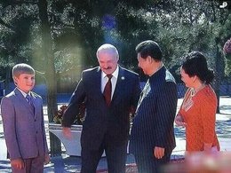 Коля Лукашенко в Пекине