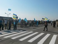 Блокада дорог в Крыму