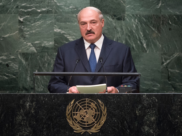 Александр Лукашенко в ООН