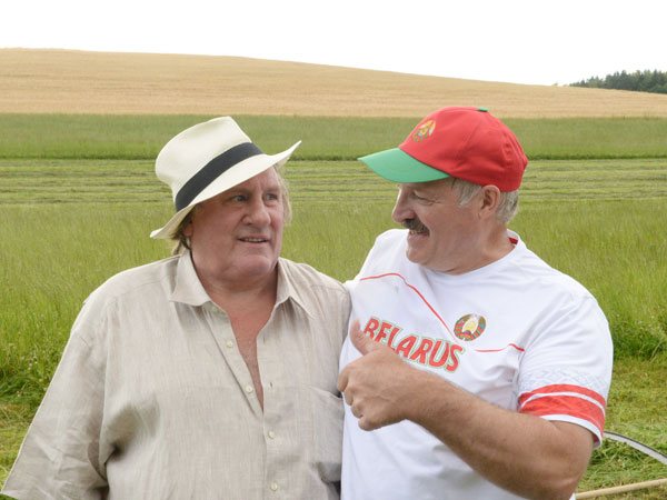 Александр Лукашенко и Жерар Депардье