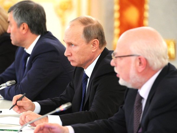 Владимир Путин на заседании СПЧ