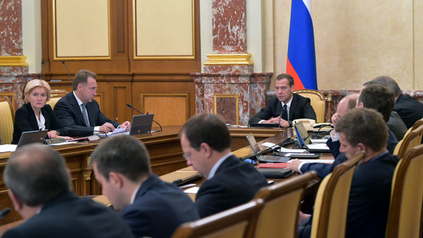 На заседании правительства России