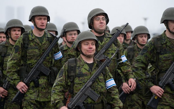 эстонские военнослужащие