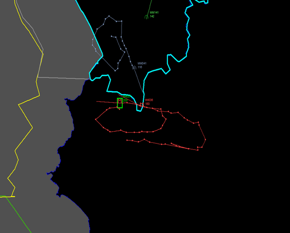 Траектория полета Су-24