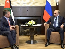 Владимир Путин и король Иордании Абдалла II ибн Хусейн